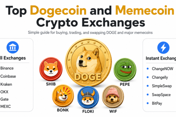 Top Dogecoin and Memecoin Crypto Exchanges